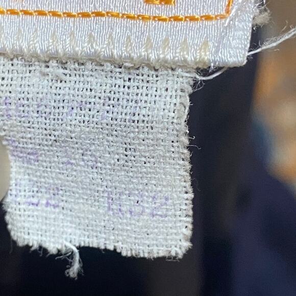 Vintage 80s Pendleton Wool  Skirt Suit Set Over the Knee Pencil Navy Blue 10 - Picture 11 of 11